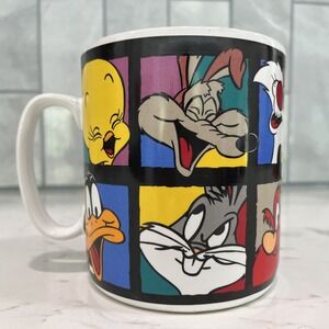 Looney‎ Tunes Characters 1993 Warner Brothers TV Children Cartoon Coffee Mug